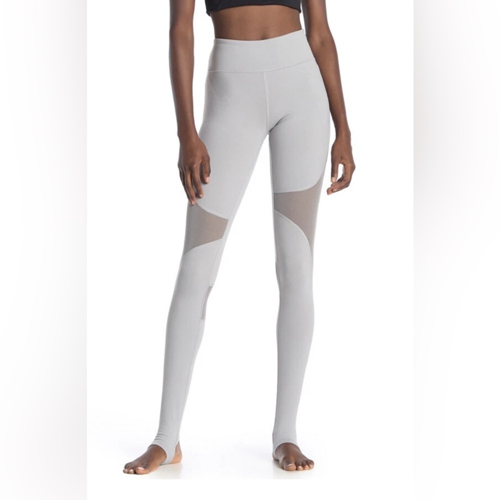 Alo Yoga Coast High Waist Stirrup Athletic Leggings In Alloy Size Medium‎